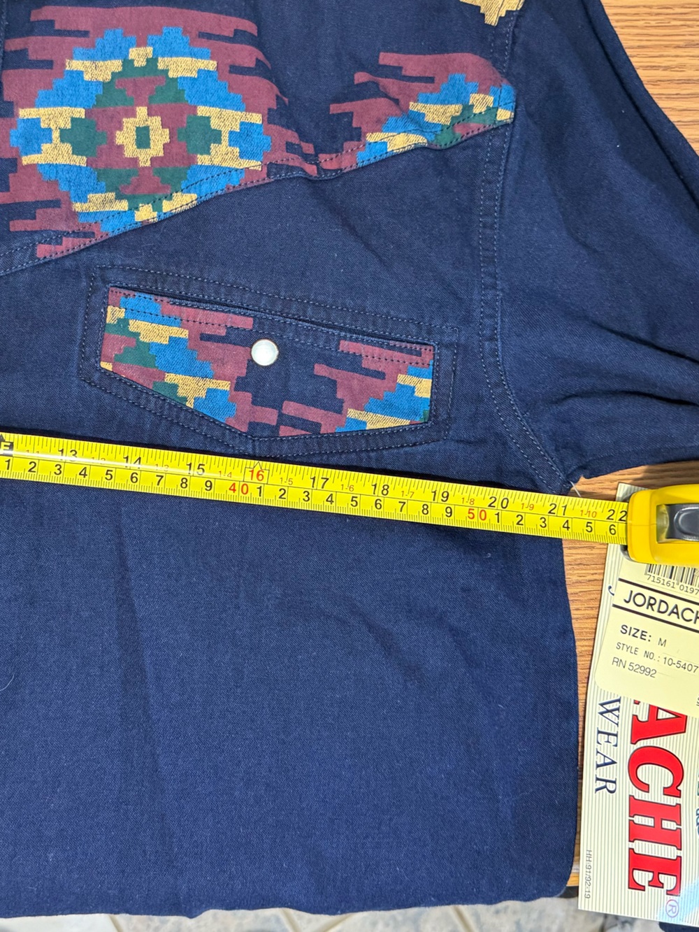 VTG Jordache 2 pc Very Rare Western Shirt & Pants, Original Tags Pearl Snaps - Picture 6 of 16